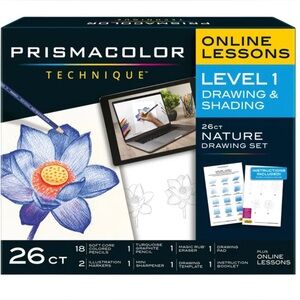 New Prismacolor Technique Level 1 Nature Drawing Set